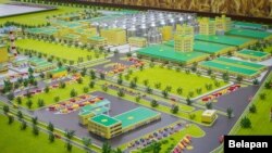 БНБК комплексинин макети. Сүрөт "БелаПАН" агенттигинин сайтынан алынды.