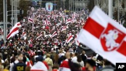 Протесты против сфальсифицированных результатов президентских выборов в Беларуси. 6  сентября 2020 года