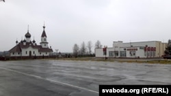 Пляц, на якім быў каталіцкі кляштар