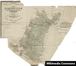 1920 елгы Башкортстан харитасы