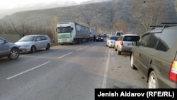 На границе Кыргызстана и Таджикистана. 14 марта 2019 года.