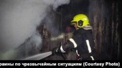 Одесса. Орусиянын соккусунан кийин чыккан өрттү өчүрүү аракети. 31-август, 2025-жыл
