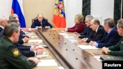 Заседание постоянных членов Совета Безопасности России 