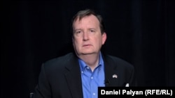 Посол США в Армении Ричард Миллз в ереванском бюро Радио Азатутюн, 30 июля 2016 г.  