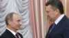 Владимир Путин (слева) и Виктор Янукович