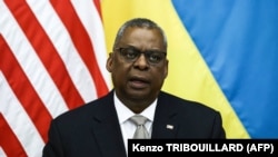 АКШнын коргоо министри Ллойд Остин. Брюссель, 12-октябрь? 2022-жыл