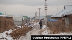 Один из жилмассивов Бишкека.