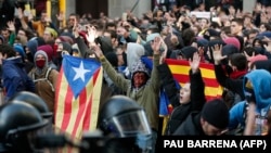 Митинг в поддержку независимости Каталонии, Барселона, 21 декабря 2018 года
