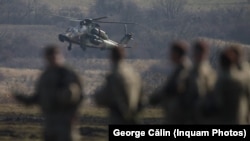 Румунія, Чинку, повіт Брашов, 13 листопада 2025 року. Навчання НАТО «Дакійська осінь» (Dacian Fall). Понад 5000 солдатів, 1200 одиниць техніки, 10 країн