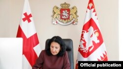 Президент Саломе Зурабишвили. 