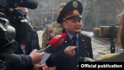 Финполдун төрагасы Сыймык Жапыкеев Бишкек ЖЭБинде. Сүрөт Финполго таандык. 18-январь, 2021-жыл.