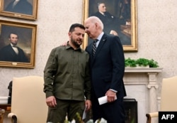 Президент США Джо Байден зустрівся з президентом України Володимиром Зеленським в Овальному кабінеті Білого дому у Вашингтоні, округ Колумбія, 21 вересня 2023 року
