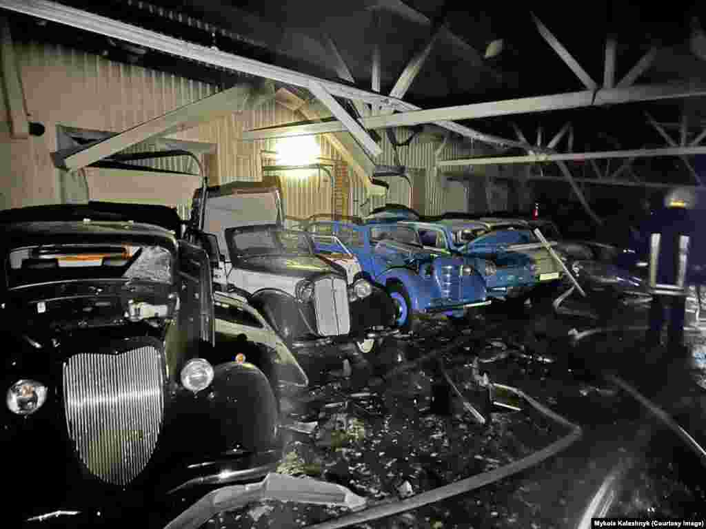 Снимки из резиденции бывшего президента Украины Виктора Януковича &laquo;Межигорье&raquo;&nbsp; опубликовала Киевская областная военная администрация 28 января, после удара российского беспилотника