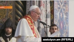 Հռոմի Ֆրանցիսկոս Պապը Մայր Աթոռում, 24-ը հունիսի, 2016թ․