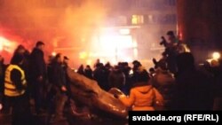 Повалений пам’ятник Леніну