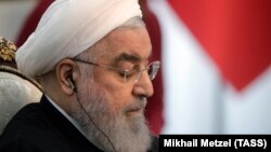 Эрон президенти Ҳасан Руҳоний.