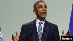 Birleşen Ştatlaryň prezidenti Barak Obama.