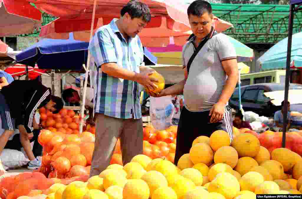 &quot;Дыйкандан&quot; көбүнчө ири базарлардын, дүкөндөрдүн сатуучулары дүңүнөн сатып алып, чекене баада сатышат. Бул базардын арзан экенин билген шаардыктар таң эрте соода кылып кетишет.