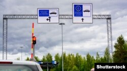 Финляндия мен Ресей шекарасында. Көрнекі сурет.  