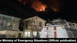 Աբխազիա - Հրդեհ Գագրայում