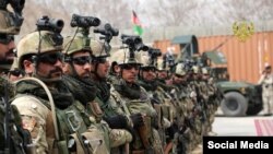 شماری از نیروهای پیشین حکومت افغانستان 