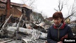 ویرانی های ناشی از حملات روسیه بر بخشی از اوکراین