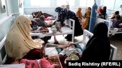 آرشیف، شماری از کودکان مبتلا به سرخکان در یکی از شفاخانه‌های ولایت کندهار افغانستان