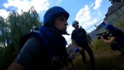 As Ukrainian Volunteers Try To Evacuate Siversk, RFE/RL Journalists Come Under Fire