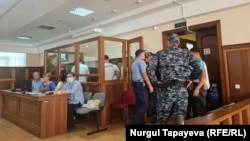  В суде в  Таразе по делу обвиняемых в связи с Январскими событиями