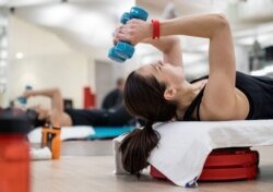 Один из фитнес-клубов Москвы до пандемии