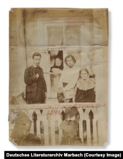 Рильке, Спиридон Дрожжин и Лу Андреас-Саломе с Николаем Толстым