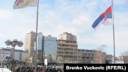 Kragujevac: Štrajk radnika fabrike automobila ¨Zastava¨, 28.12.2010. 