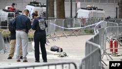 Поліція на місці інциденту в Нью-Йорку, 19 квітня 2024 року