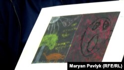 Малюнок воїна після російського полону, коли почалось відновлення