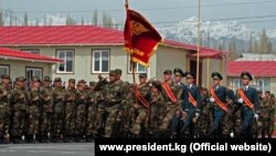 Кыргыз армиясынын жоокерлери