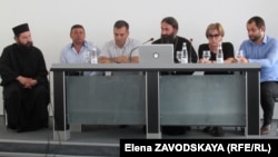 Участники пресс-конференции ознакомили журналистов с заявлением на имя генерального прокурора Абхазии