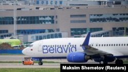 Boeing 737-800 беларускай кампаніі «Белавія». Архіўнае фота