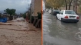 Iran - floods in western Iran after cloud-seeding - UGC screen grab