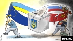 Політична карикатура художника Олексія Кустовського