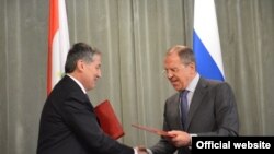 Сироҷиддин Муҳриддин ва Сергей Лавров