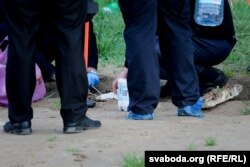 Сьледчыя працуюць на месцы здарэньня, 17 чэрвеня