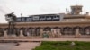 Syria -- A view shows sand bags in front of the airport in the northern city of Aleppo, 12Dec2012