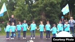 Киевта кырымтатар байрагы көне