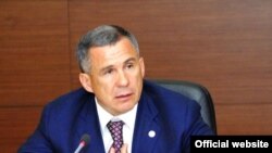 Прэзыдэнт Татарстану Рустам Міньніханаў. 