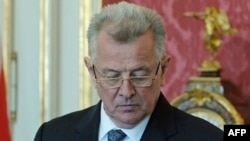 Бывший президент Венгрии Пал Шмитт.  