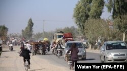 بیجا شدن مردم در هلمند به سبب جنگ‌های اخیر