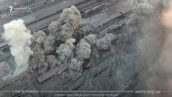 Պայթյուններ Մարիուպոլի արդյունաբերական համալիրում. կադրեր ԱԹՍ-ից