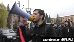 Ապրիլի 20-ի բողոքի ակցիան Վանաձորում