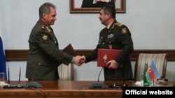 Ռուսաստանի և Ադրբեջանի պաշտպանության նախարարներ Սերգեյ Շոյգու և Զաքիր Հասանով, արխիվ