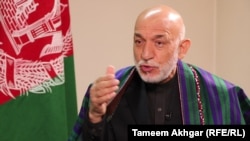 حامد کرزی رئیس جمهور اسبق افغانستان 